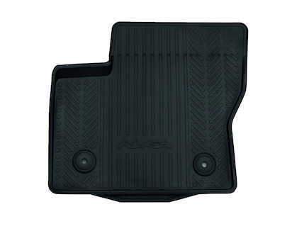 Tapis de sol caoutchouc Avant et arrière, noir