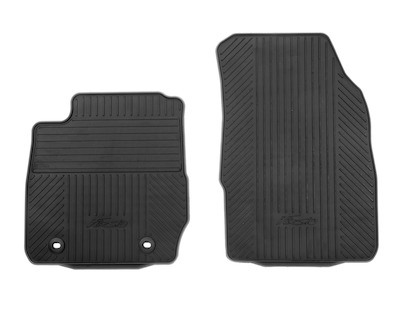 Tapis de sol caoutchouc avant, noir