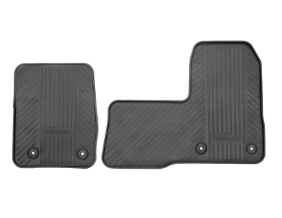 Tapis de sol caoutchouc avant, noir