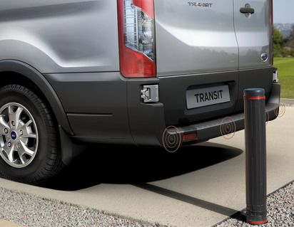 Xvision (SCC)* Sensores de estacionamento traseiros, com 4 sensores em preto mate