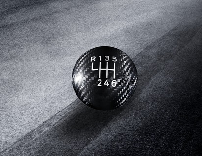 Punho da Alavanca de Velocidades Performance com logótipo Ford Performance