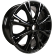 Jante de liga leve 17" com 8 raios, Black