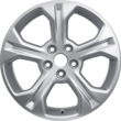 Jante de liga leve 17" 5 raios, prateado shadow